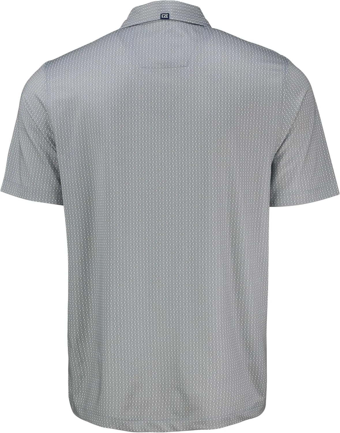 Cutter & Buck Pike Eco Shadow Check Print Recycled Mens Polo