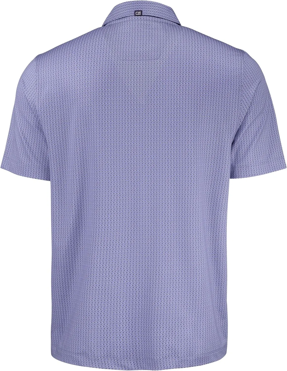 Cutter & Buck Pike Eco Shadow Check Print Recycled Mens Polo