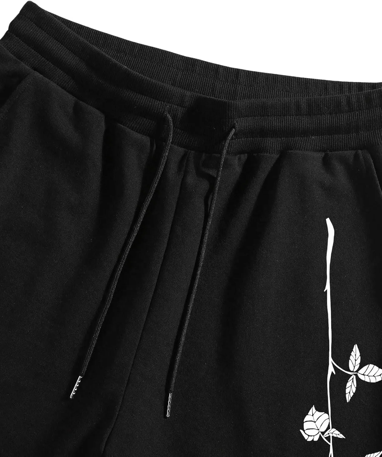 Floerns Men's Boho Tribal Print Drawstring Waist Summer Shorts with Pocket