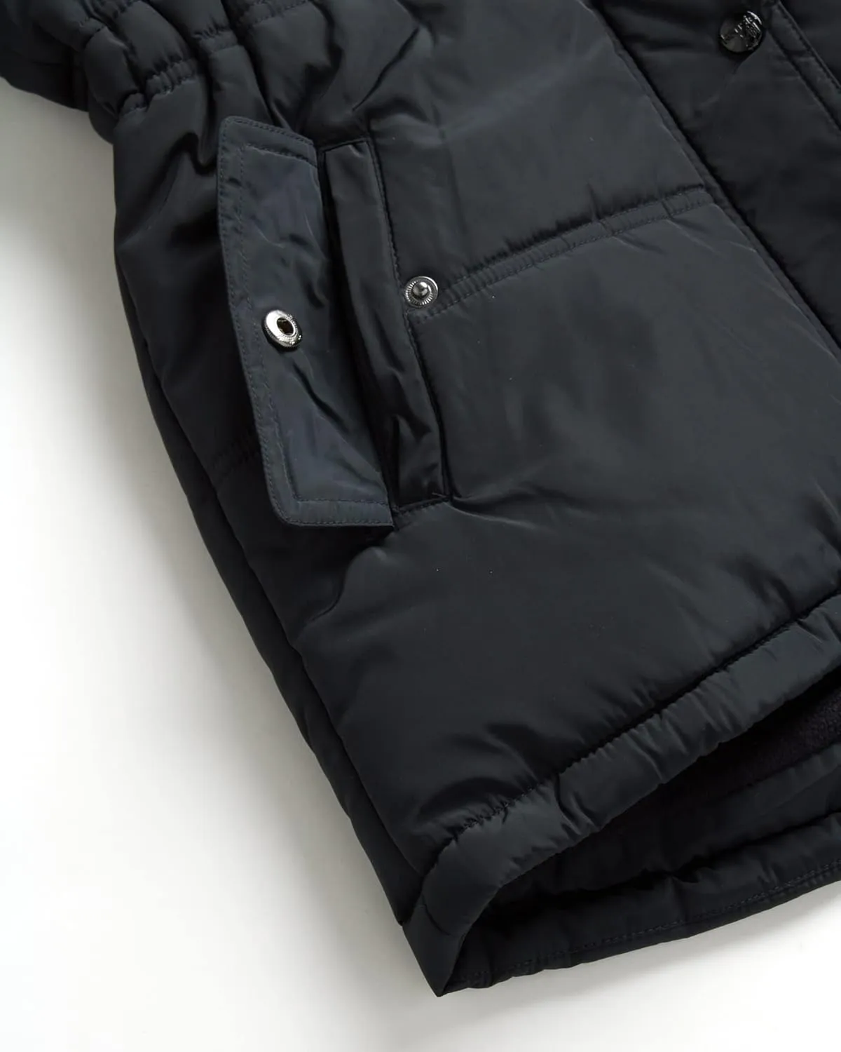 Heavyweight Bubble Puffer Winter Jacket - Anorak Ski Jacket with Cinched Waist and Sherpa Fur Hood