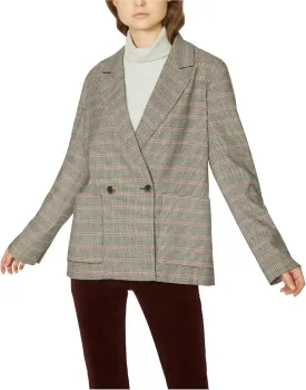 Sanctuary Women's Heritage Plaid Oversized Boyfriend Blazer Glen Check XS