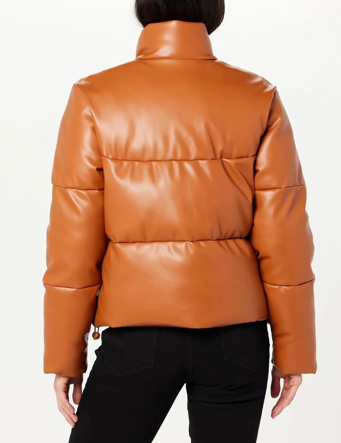 The Drop Women's Priscilla Vegan Leather Puffer